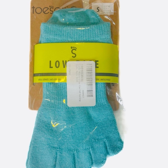 Ballerina ToeSox Aqua Blue Full Cover Full Toe - Picture 2 of 4